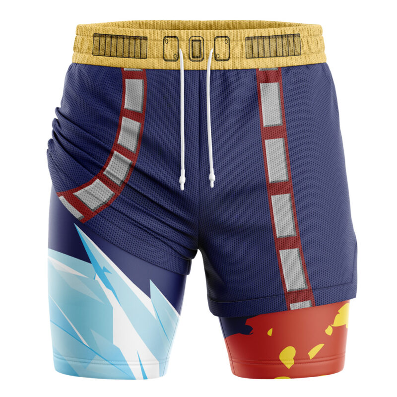 Shoto Todoroki My Hero Academia 2-in-1 Performance Shorts - Image 3