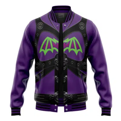 Skeletor Battle Armor Masters of the Universe Varsity Jacket