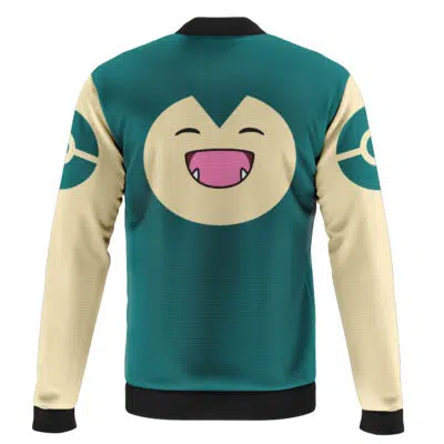 Snorlax Face Pokemon Casual Bomber Jacket