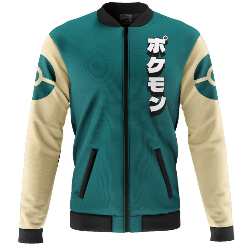 Snorlax Face Pokemon Casual Bomber Jacket - Image 2