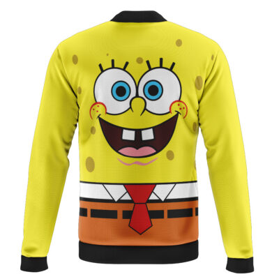 Spongebob Face Spongebob Squarepants Casual Bomber Jacket