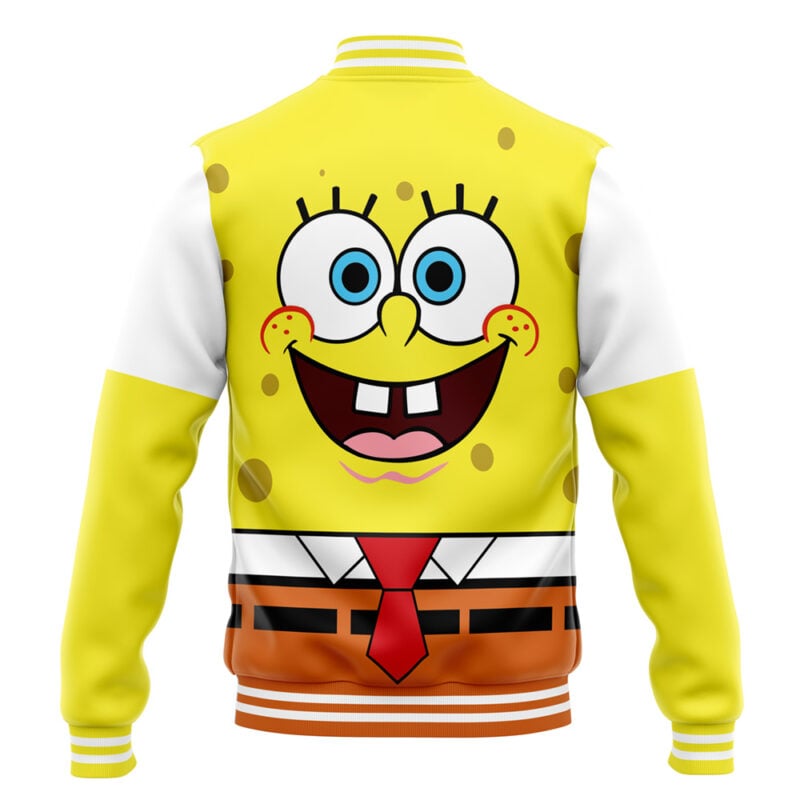 Spongebob Face Spongebob Squarepants Varsity Jacket