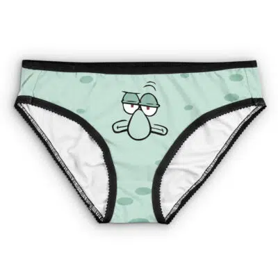 Squidward Face Spongebob Squarepants Panties