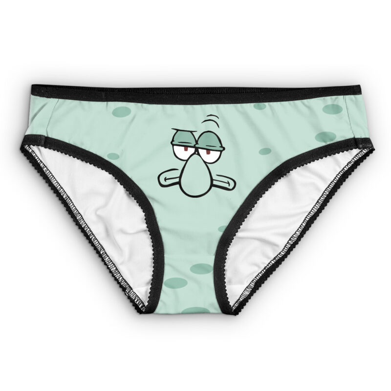 Squidward Face Spongebob Squarepants Panties