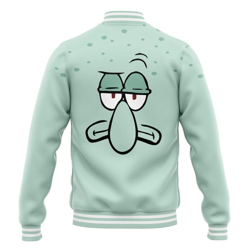 Squidward Face Spongebob Squarepants Varsity Jacket