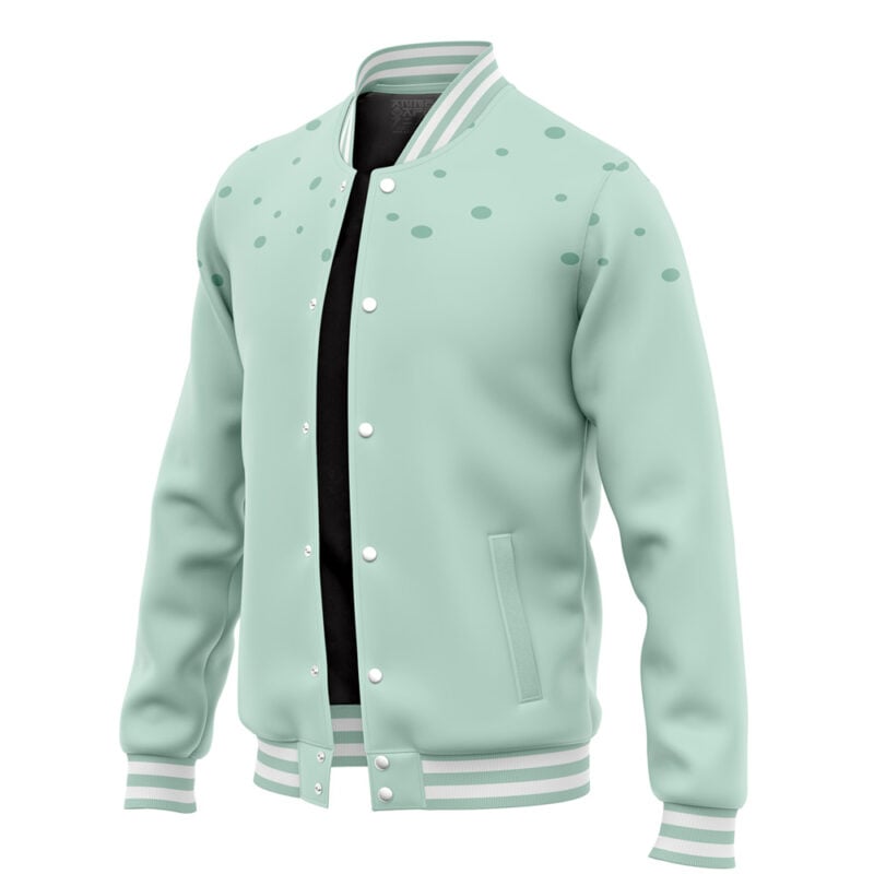 Squidward Face Spongebob Squarepants Varsity Jacket - Image 3