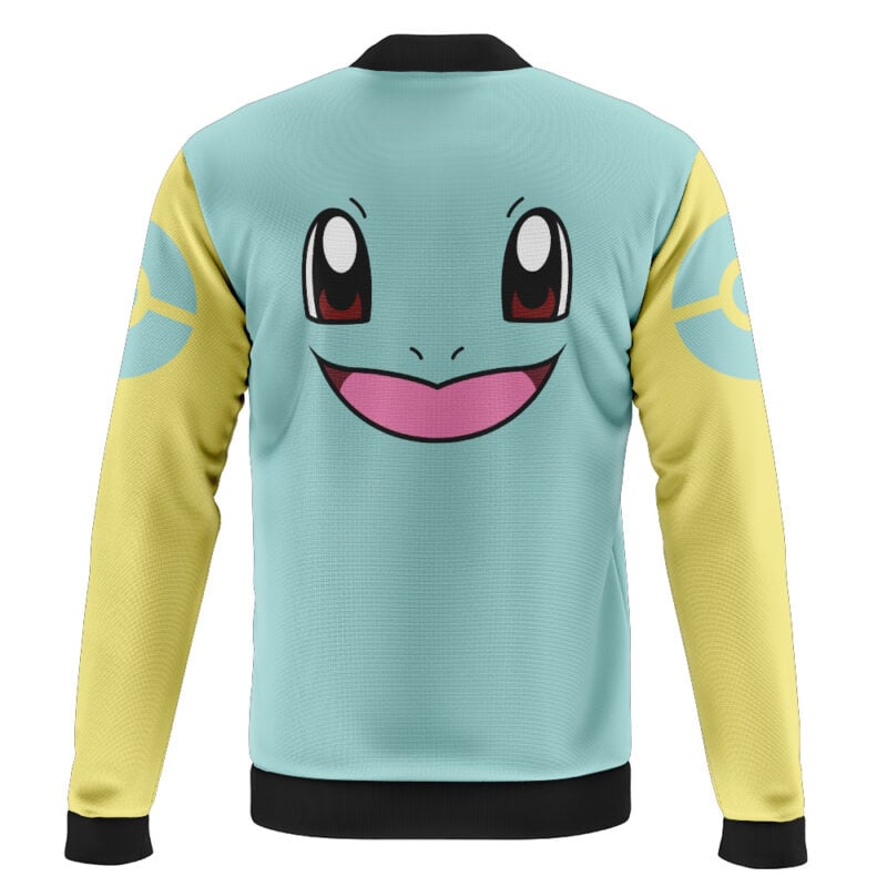 Squirtle Face Pokemon Casual Bomber Jacket