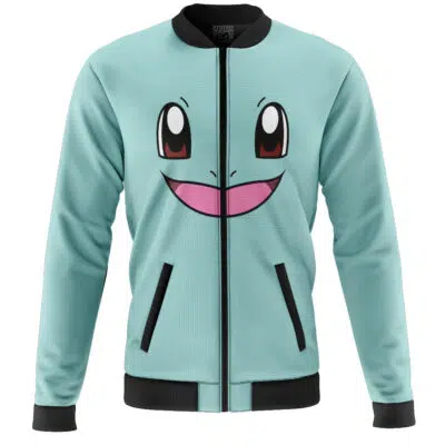 Squirtle Face Pokemon Casual Bomber Jacket