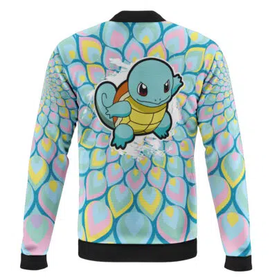 Squirtle Trippy Pokemon Casual Bomber Jacket