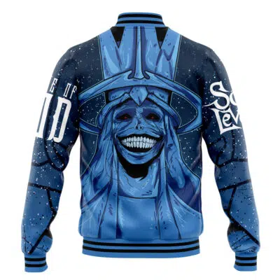 Statue of God Solo Leveling Varsity Jacket