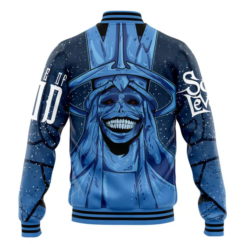 Statue of God Solo Leveling Varsity Jacket