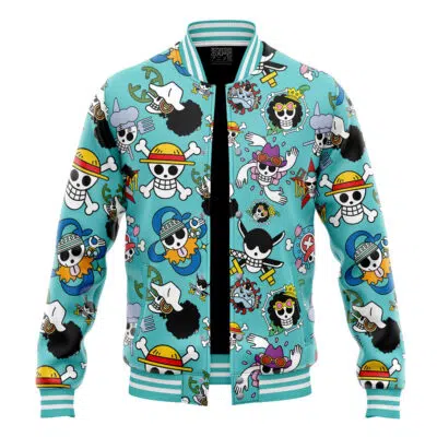 Straw Hats Jolly Roger One Piece Varsity Jacket