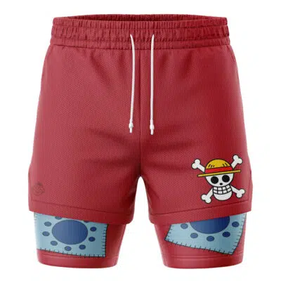 Straw Hats Luffy One Piece 2-in-1 Performance Shorts
