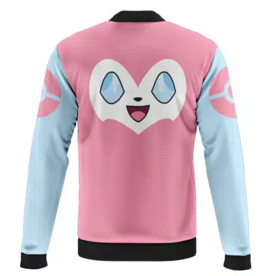 Sylveon Face Pokemon Casual Bomber Jacket
