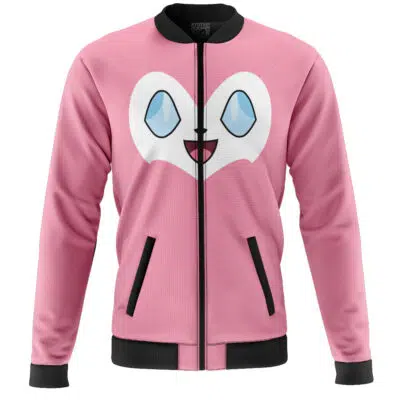 Sylveon Face Pokemon Casual Bomber Jacket