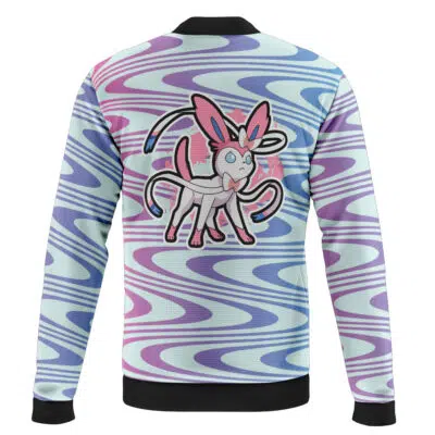 Sylveon Trippy Pokemon Casual Bomber Jacket