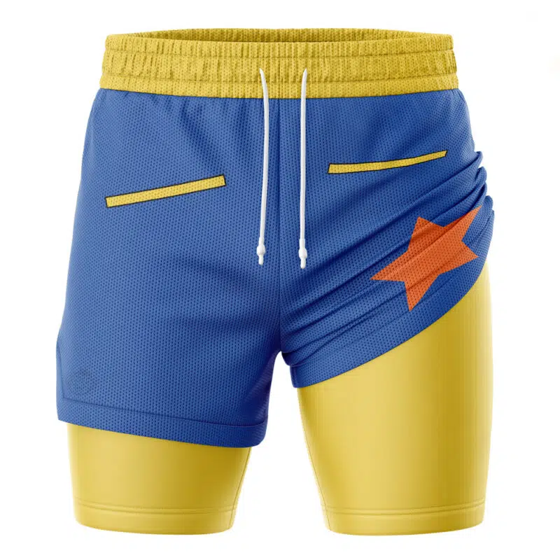 Tai Kamiya Digimon 2-in-1 Performance Shorts - Image 2