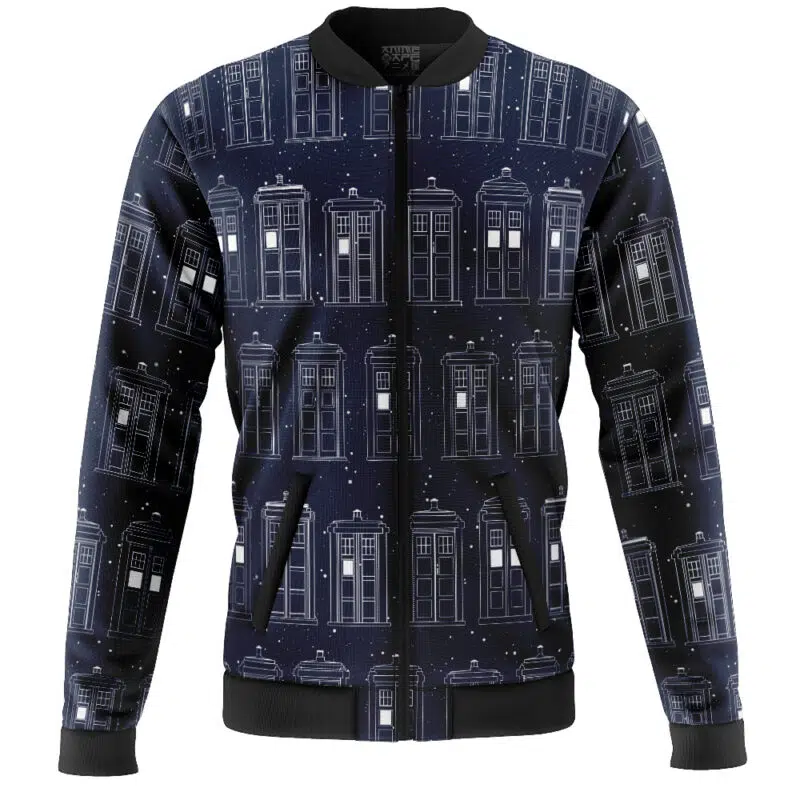 Tardis Doctor Who Casual Bomber Jacket
