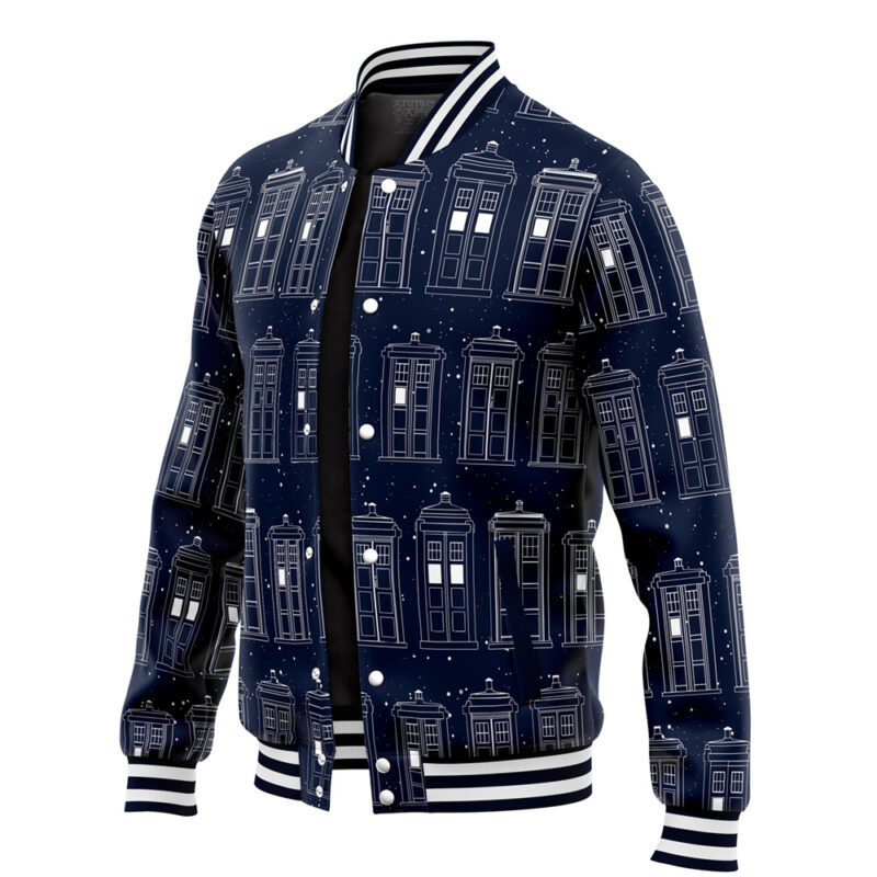 Tardis Doctor Who Varsity Jacket - Image 3