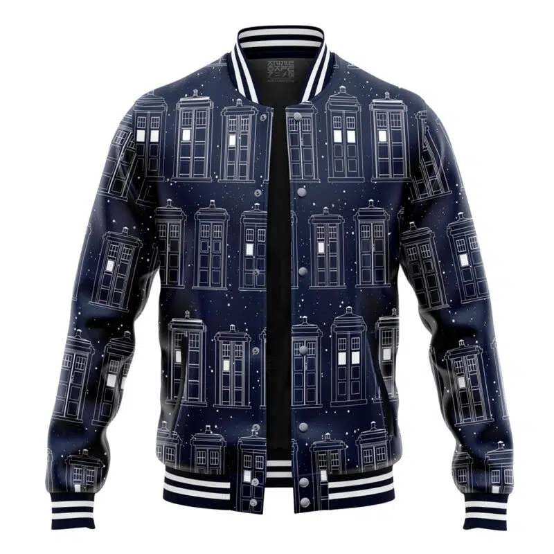 Tardis Doctor Who Varsity Jacket