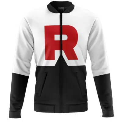 Team Rocket Pokemon Casual Bomber Jacket
