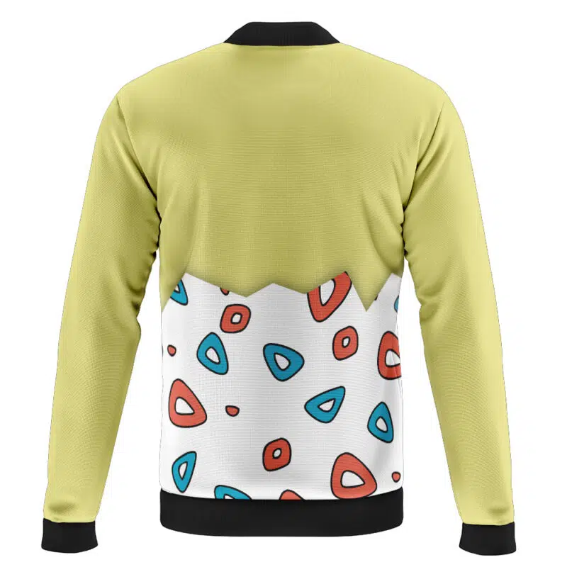 Togepi Face Pokemon Casual Bomber Jacket - Image 2