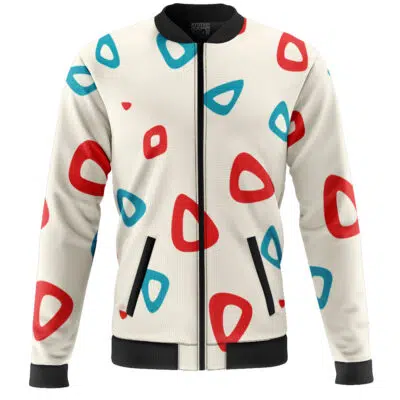 Togepi Pattern Pokemon Casual Bomber Jacket