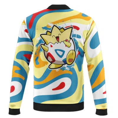 Togepi Trippy Pokemon Casual Bomber Jacket