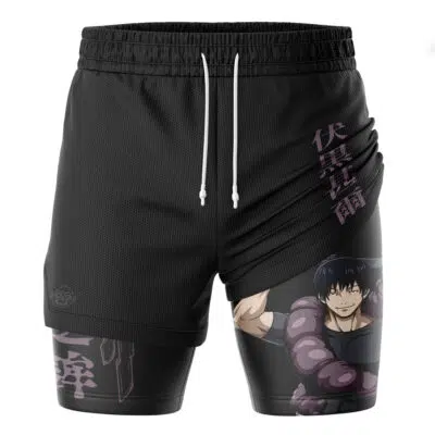 Toji Fushiguro Jujustsu Kaisen 2-in-1 Performance Shorts