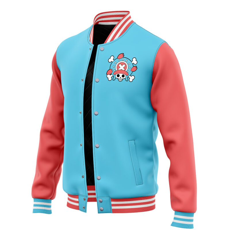 Tony Tony Chopper One Piece Varsity Jacket - Image 3