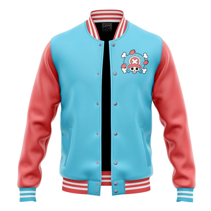 Tony Tony Chopper One Piece Varsity Jacket - Image 4