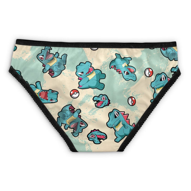 Totodile Pattern Pokemon Panties - Image 2