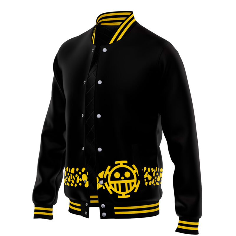 Trafalgar Law Punk Hazard One Piece Varsity Jacket - Image 3