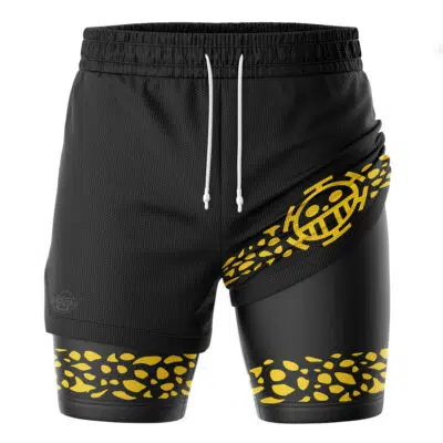 Trafalgar Law Punk Hazard V3 One piece 2-in-1 Performance Shorts