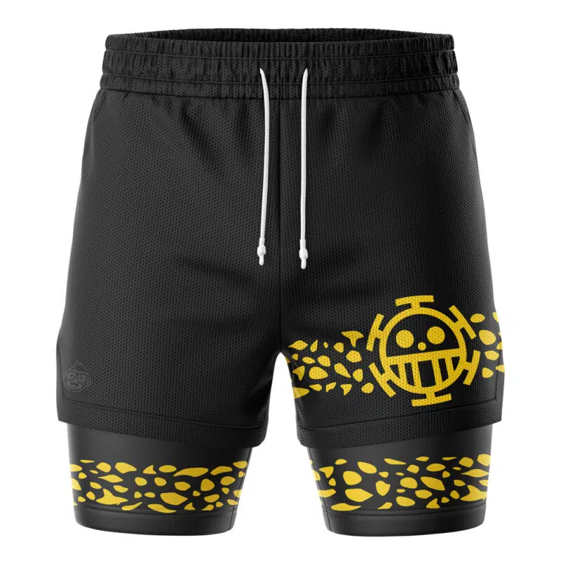 Trafalgar Law Punk Hazard V3 One piece 2-in-1 Performance Shorts