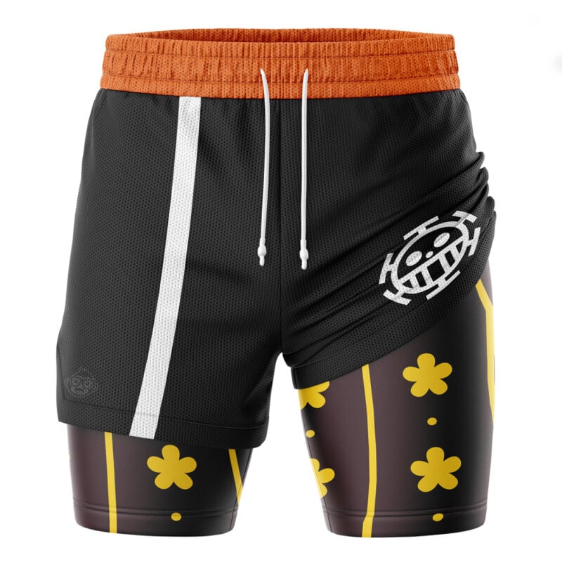 Trafalgar Law Wano Arc One piece 2-in-1 Performance Shorts