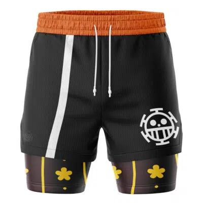 Trafalgar Law Wano Arc One piece 2-in-1 Performance Shorts