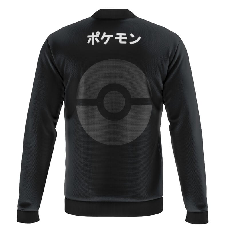 Umbreon Face Pokemon Casual Bomber Jacket - Image 2
