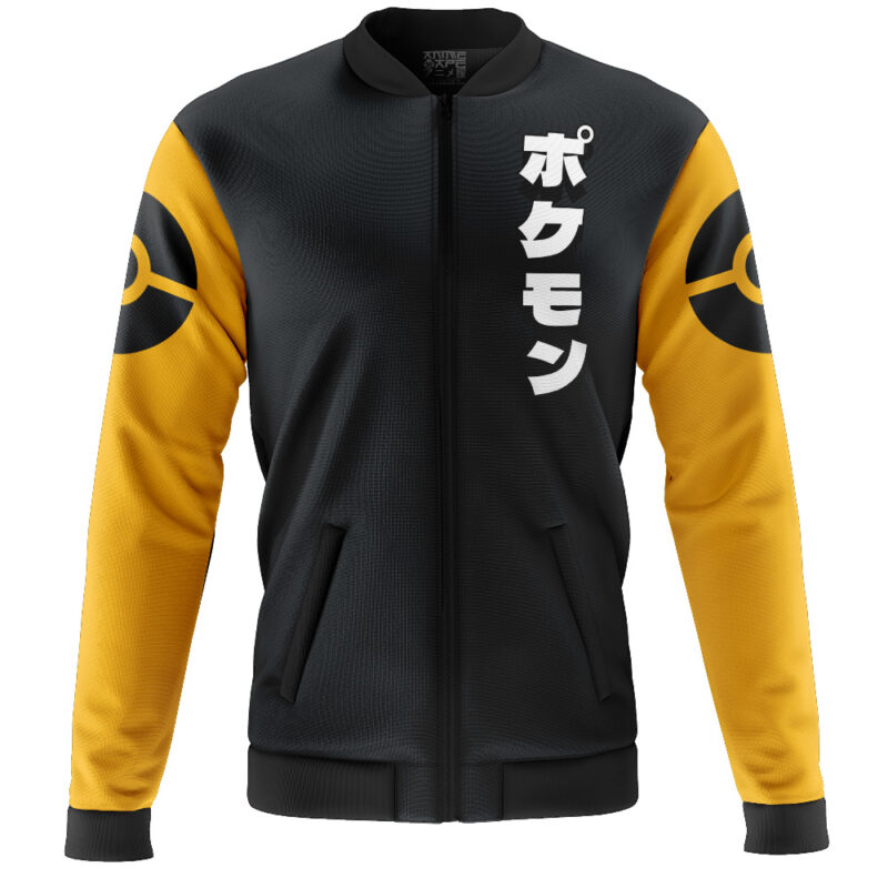 Umbreon Face Pokemon Casual Bomber Jacket - Image 2