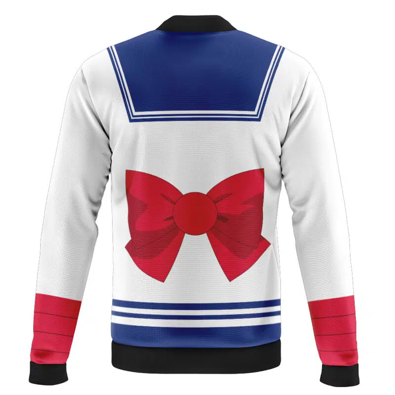 Usagi Tsukino Sailor Moon Casual Bomber Jacket - Image 2