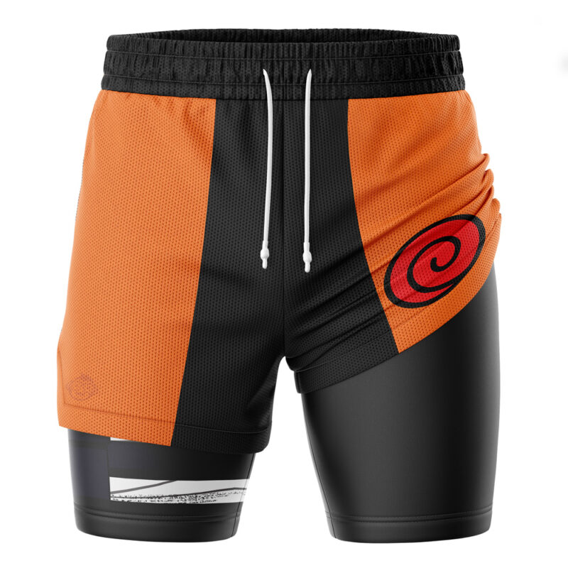 Uzumaki Shippuden 2-in-1 Performance Shorts