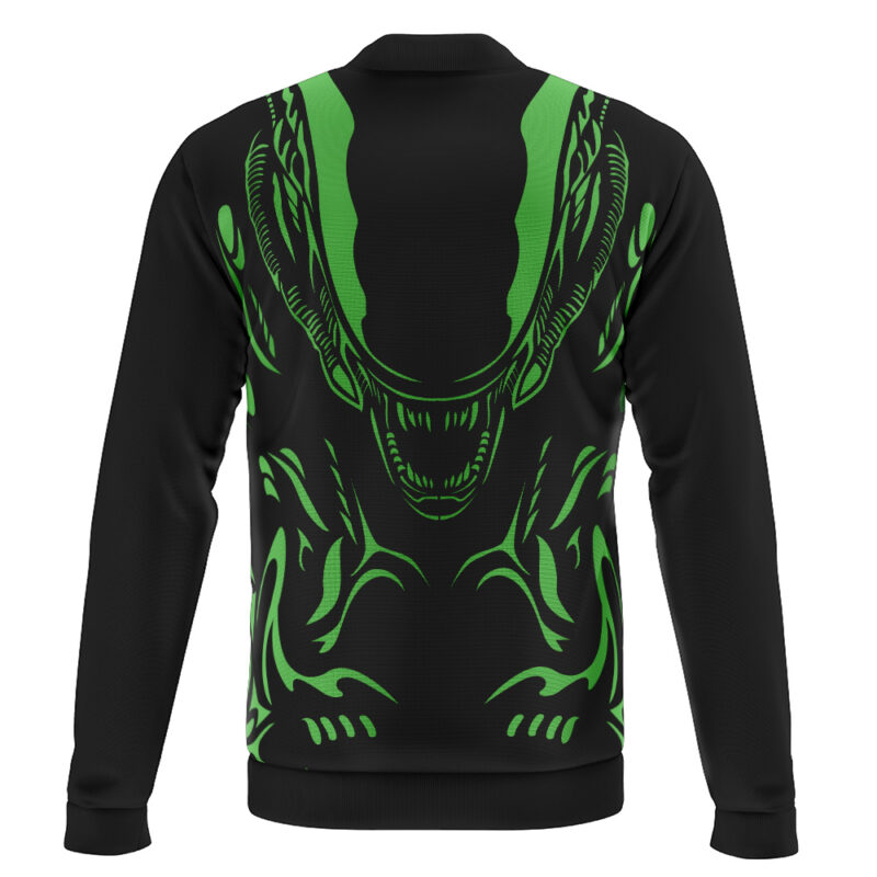 Xenomorph Alien Casual Bomber Jacket - Image 2