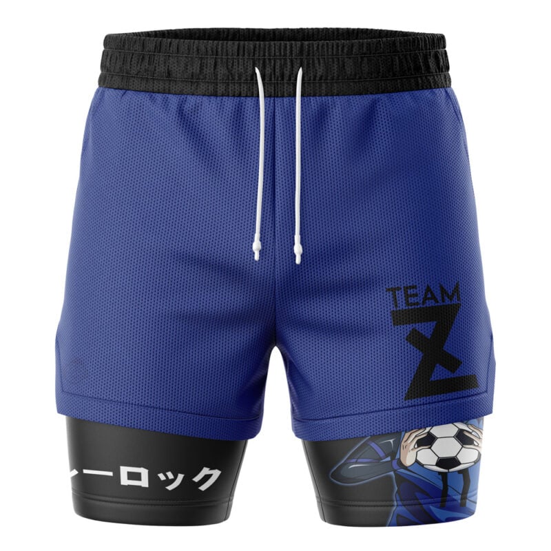 Yoichi Isagi Blue Lock 2-in-1 Performance Shorts
