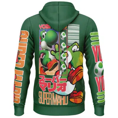 Yoshi Super Mario Bros Streetwear Lightweight Hoodie