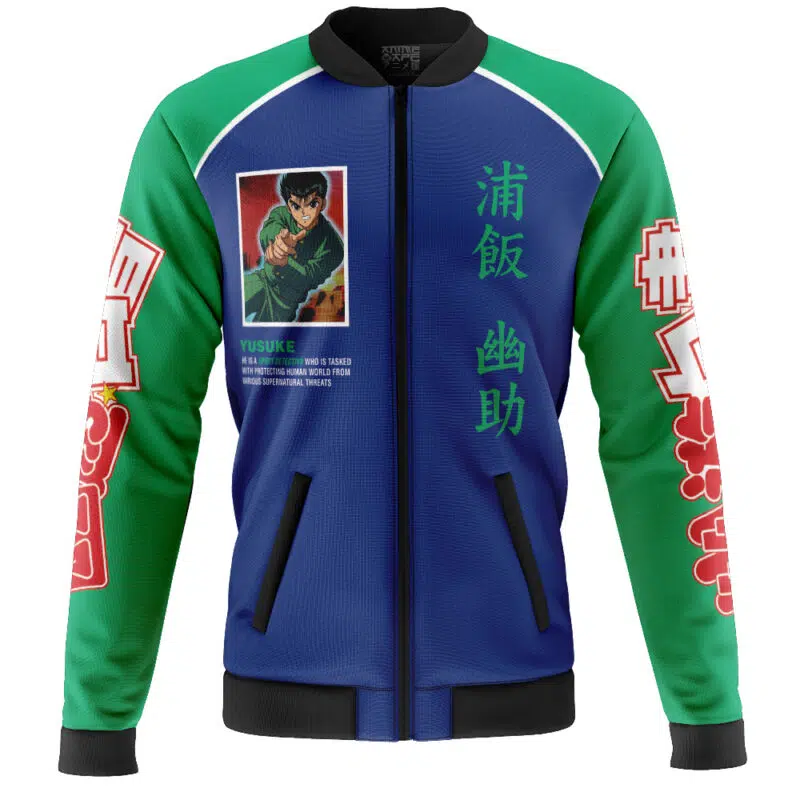 Yusuke Urameshi Ghost Fighter Casual Bomber Jacket