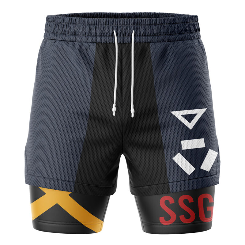 Zoro Egghead One Piece 2-in-1 Performance Shorts - Image 2