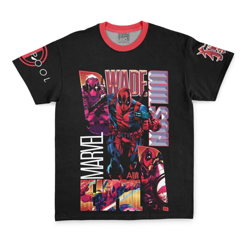 Batman who Laughs DC Comics Streetwear T-Shirt featuring dynamic comic-inspired graphics of Batman who Laughs, bold lettering, and unique designs on the sleeve and chest.