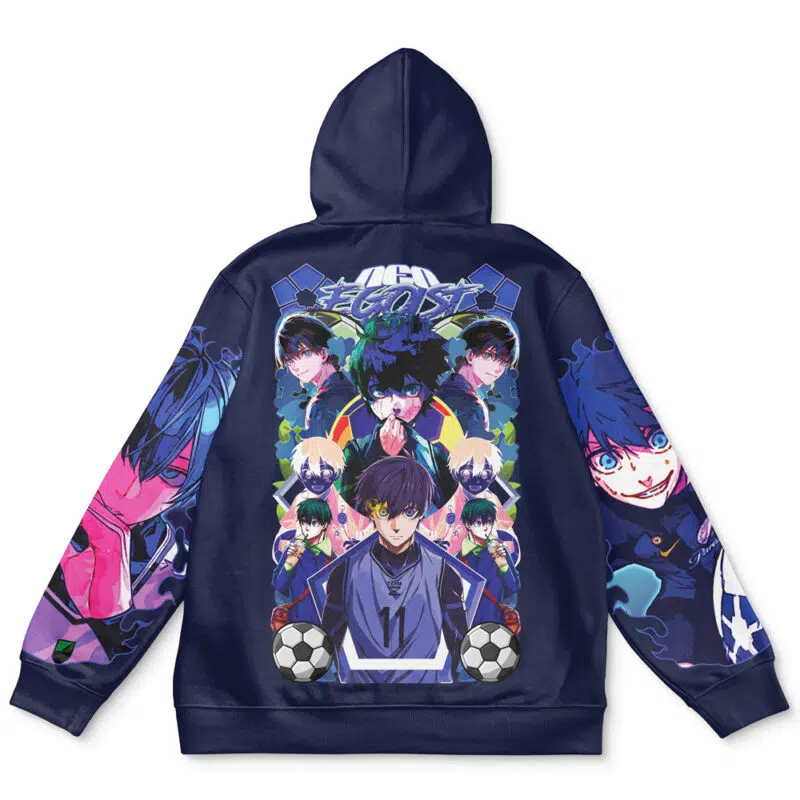 Isagi Yoichi V2 Blue Lock Streetwear Zip Hoodie Jacket