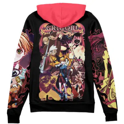 Maka Albarn x Soul Evans Soul Eater Streetwear Zip Hoodie Jacket