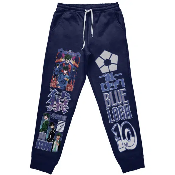 Itoshin Rin V2 Blue Lock Streetwear Sweatpants